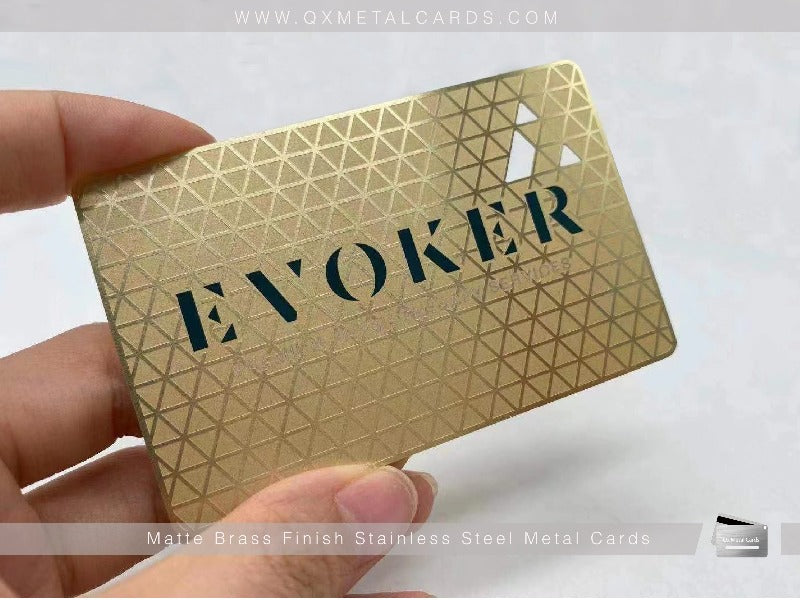 Gold Metal Business Cards – Qx Metal Cards